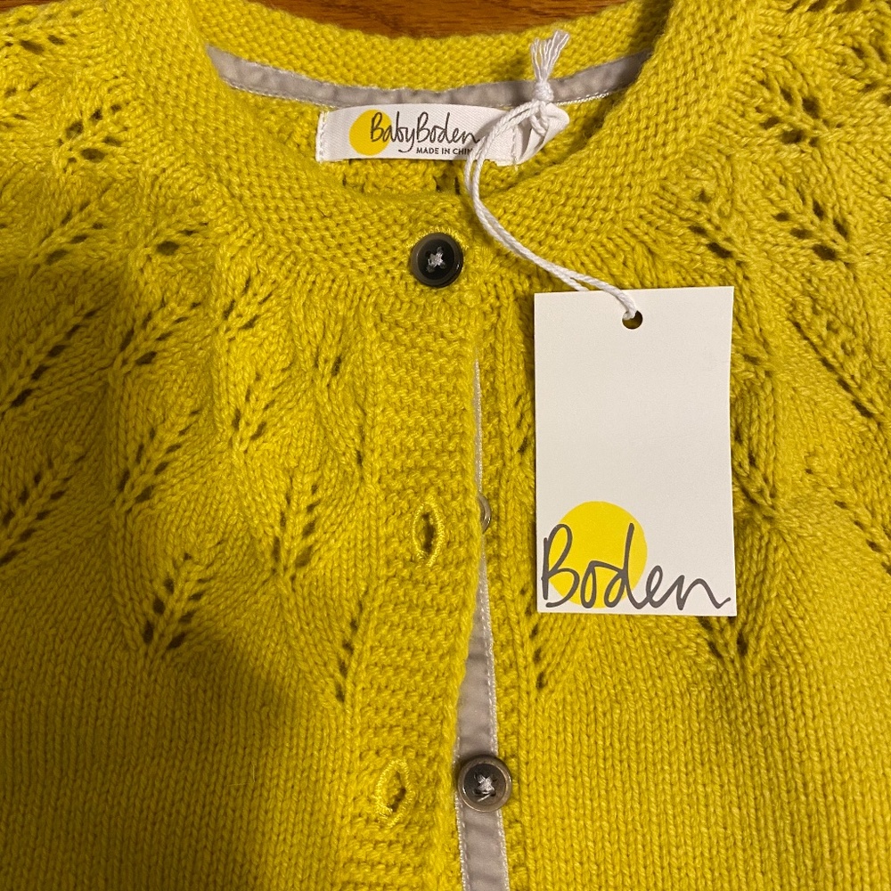 Mini Boden everyday cardigan 2-3